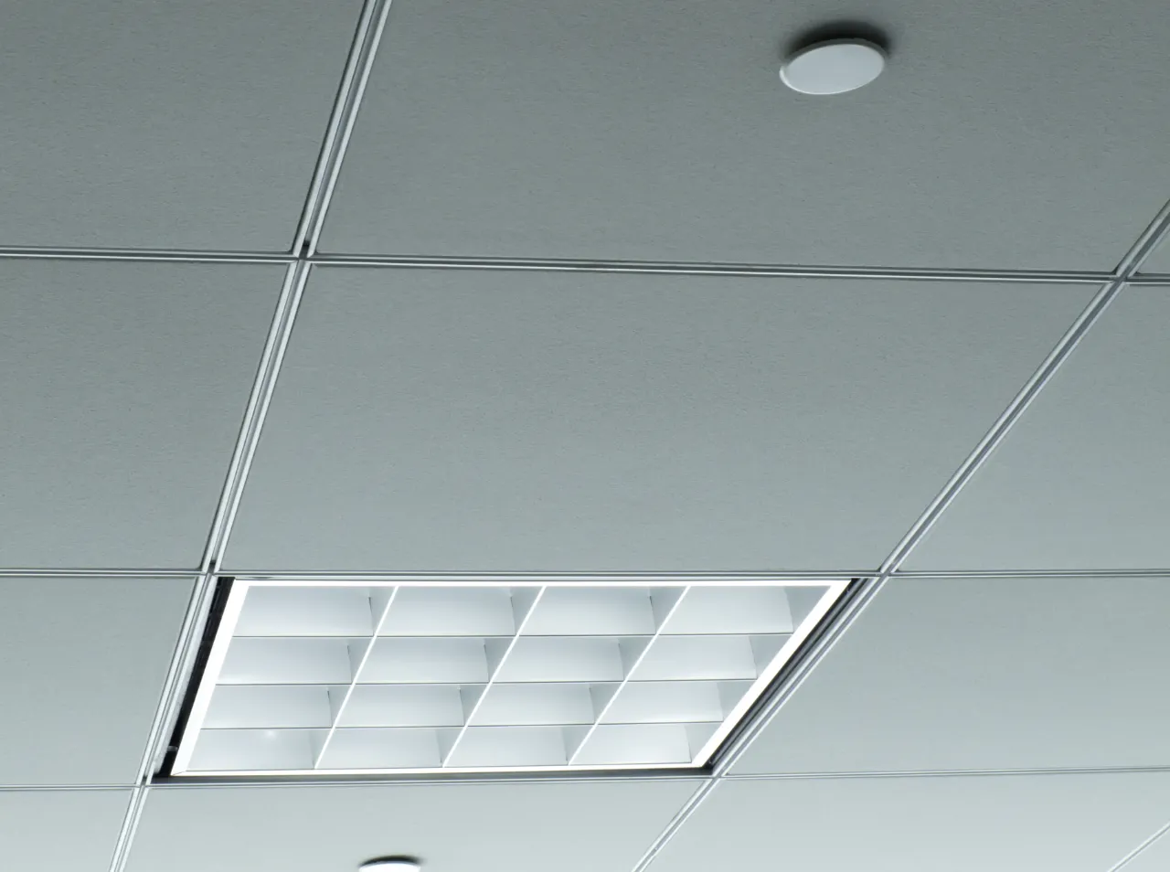 Drop ceiling lighting layout Massachusetts. 3JC General Contractor