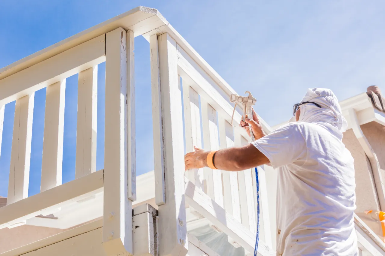 Door painting exterior Massachusetts. 3JC General Contractor