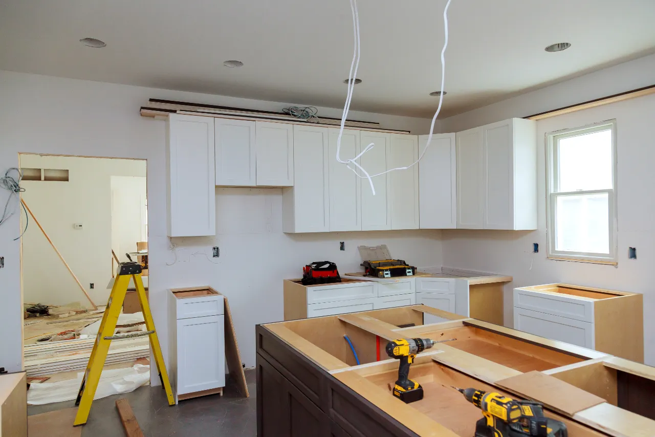 Open kitchen remodel Massachusetts. 3JC General Contractor